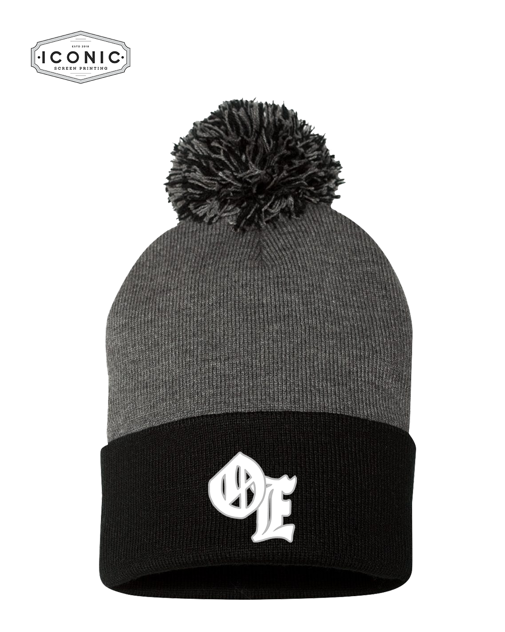 Opal & Esther - Sportsman Pom Pom 12" Knit Beanie