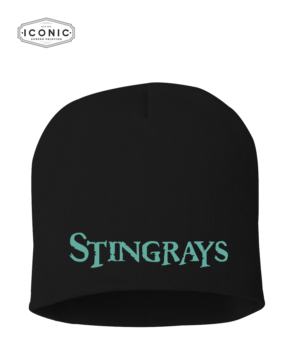 Stingrays - 8" Knit Beanie