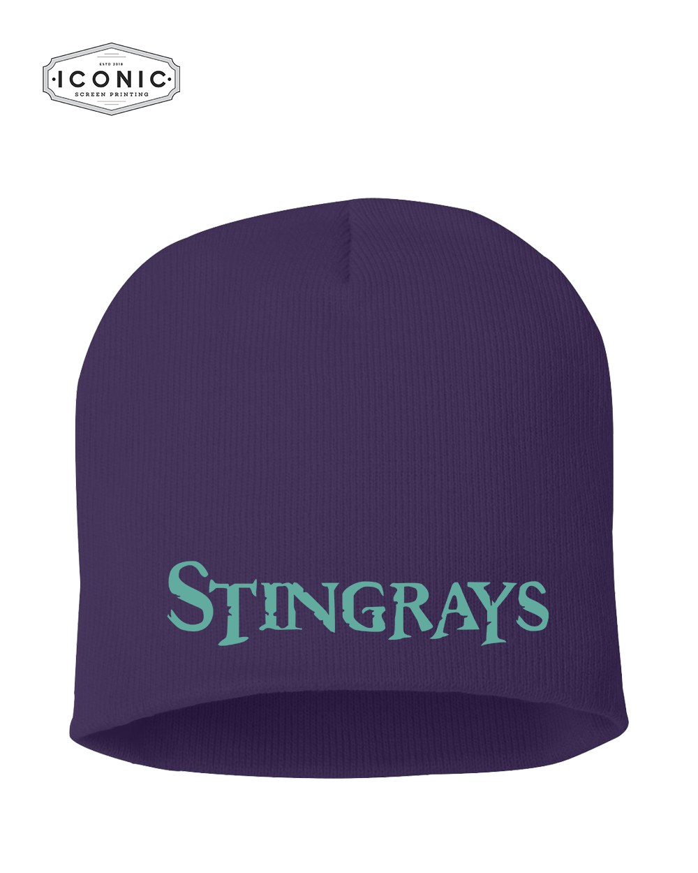 Stingrays - 8" Knit Beanie