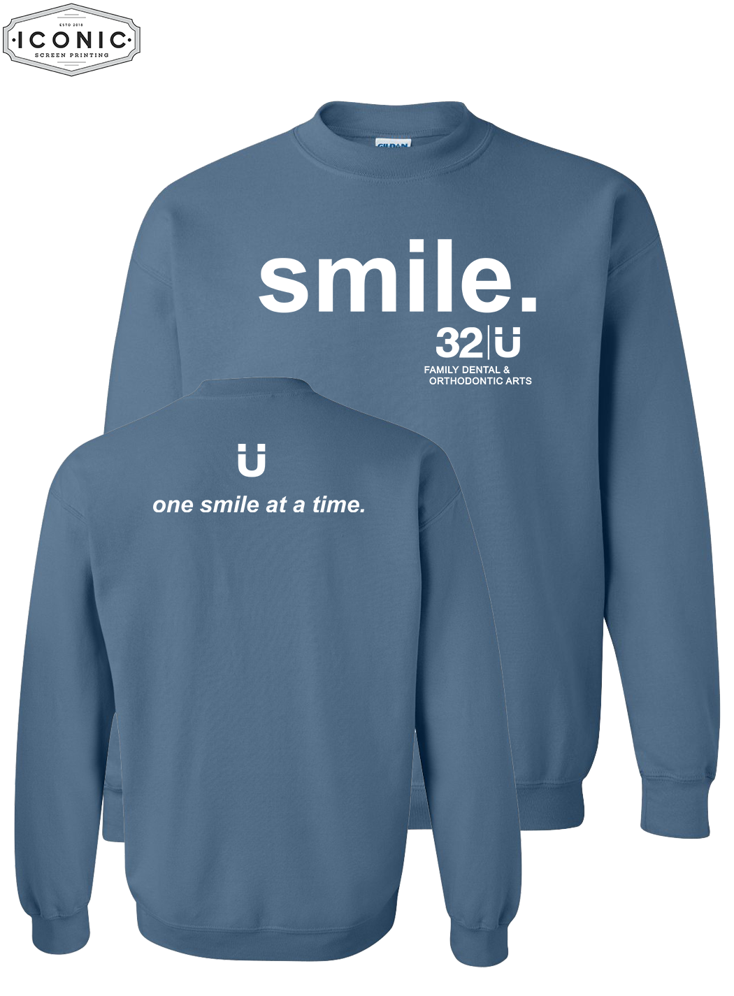SMILE - D1 - Heavy Blend Sweatshirt