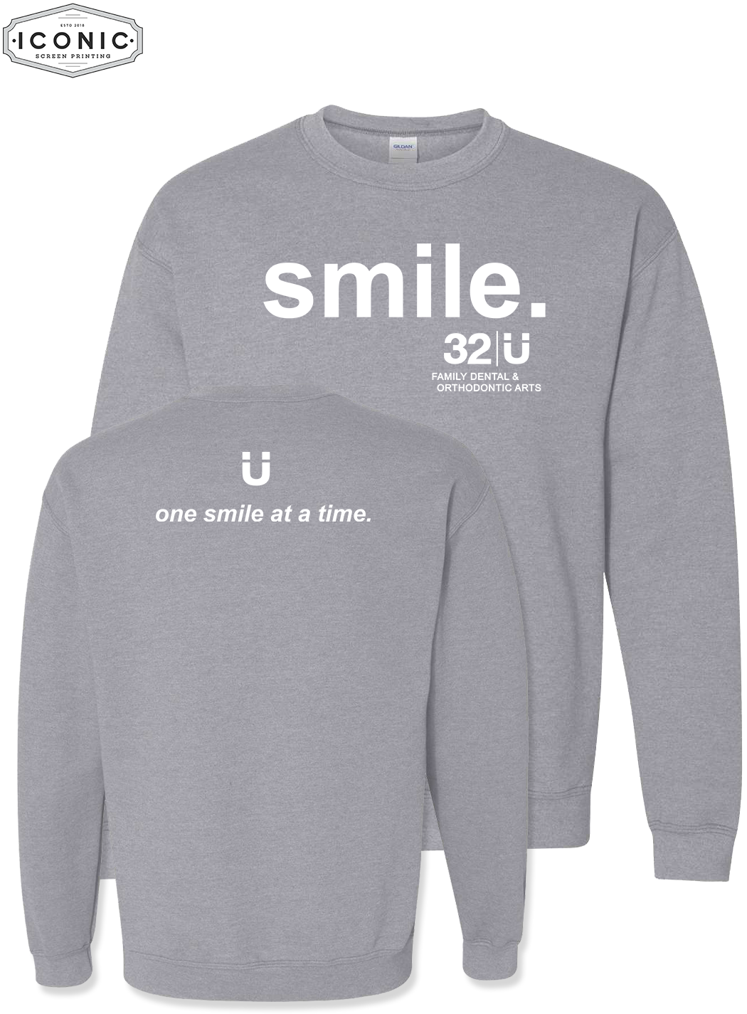 SMILE - D1 - Heavy Blend Sweatshirt