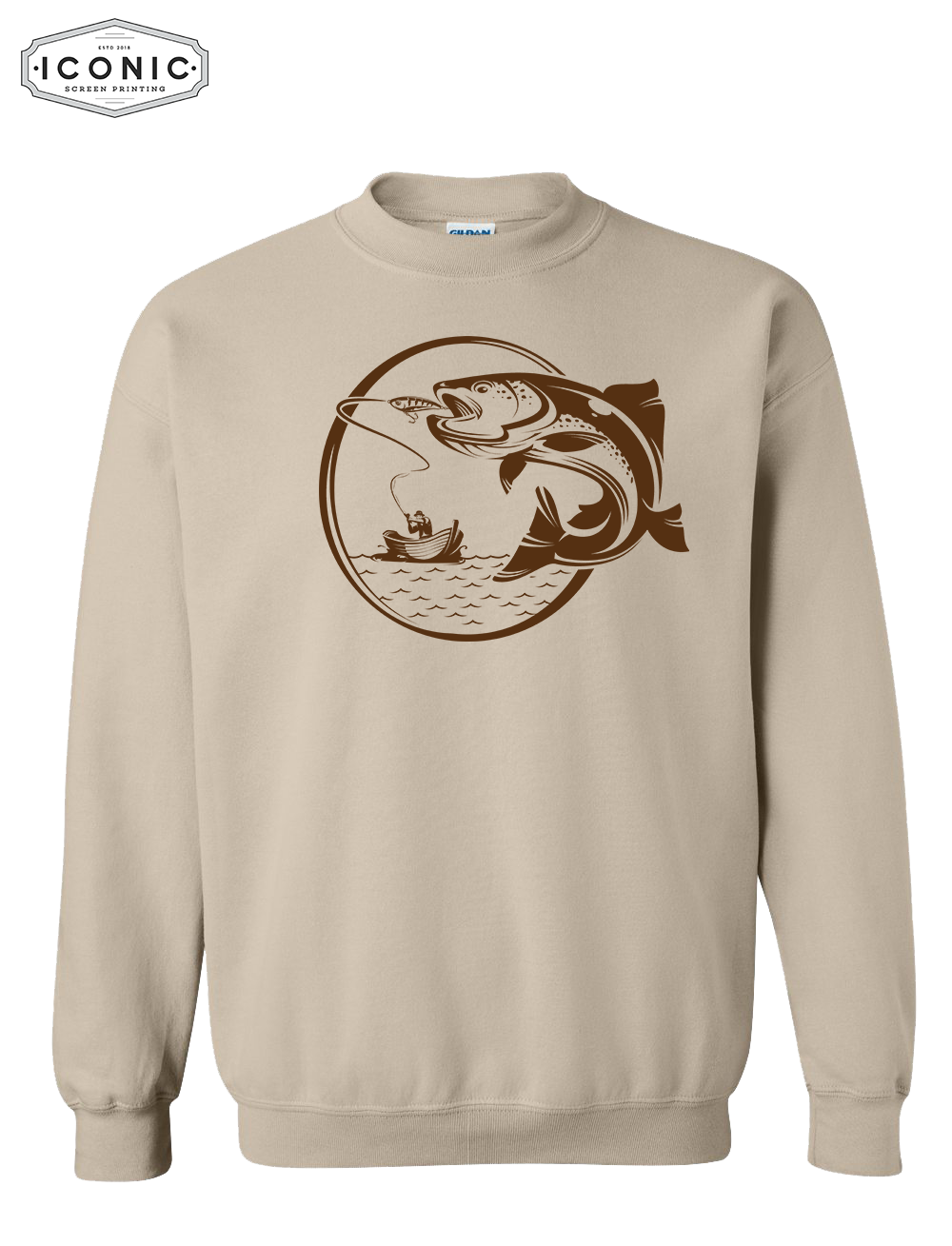 Crazy Fishing - Heavy Blend Sweatshirt
