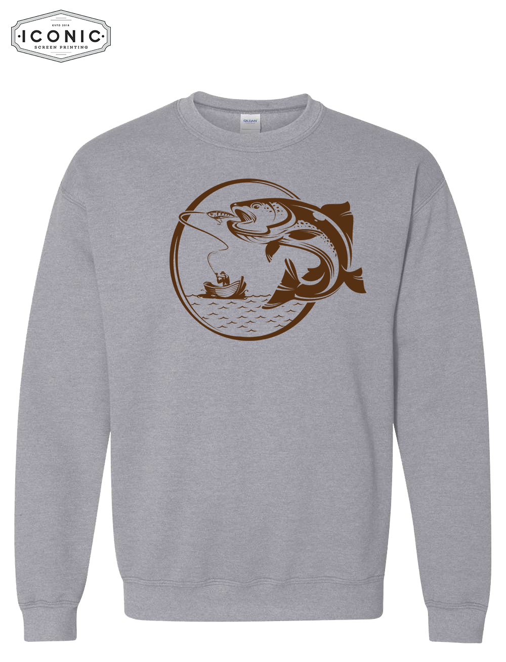 Crazy Fishing - Heavy Blend Sweatshirt