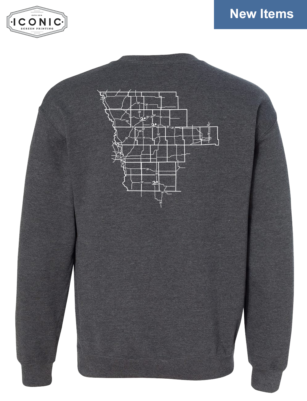 Stingrays with Map - Heavy Blend Sweatshirt