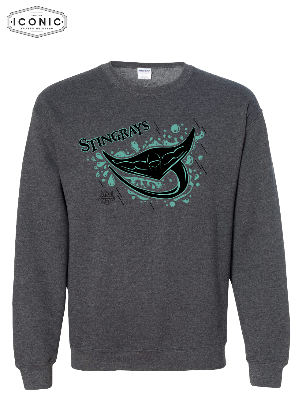 Stingrays with Map - Heavy Blend Sweatshirt