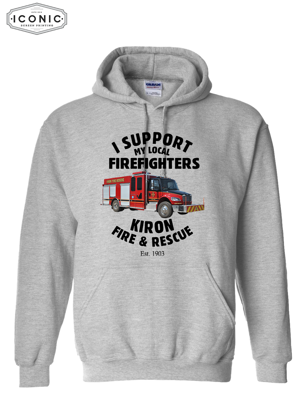 Kiron Fire Department Heavy Blend™ Hooded Sweatshirt