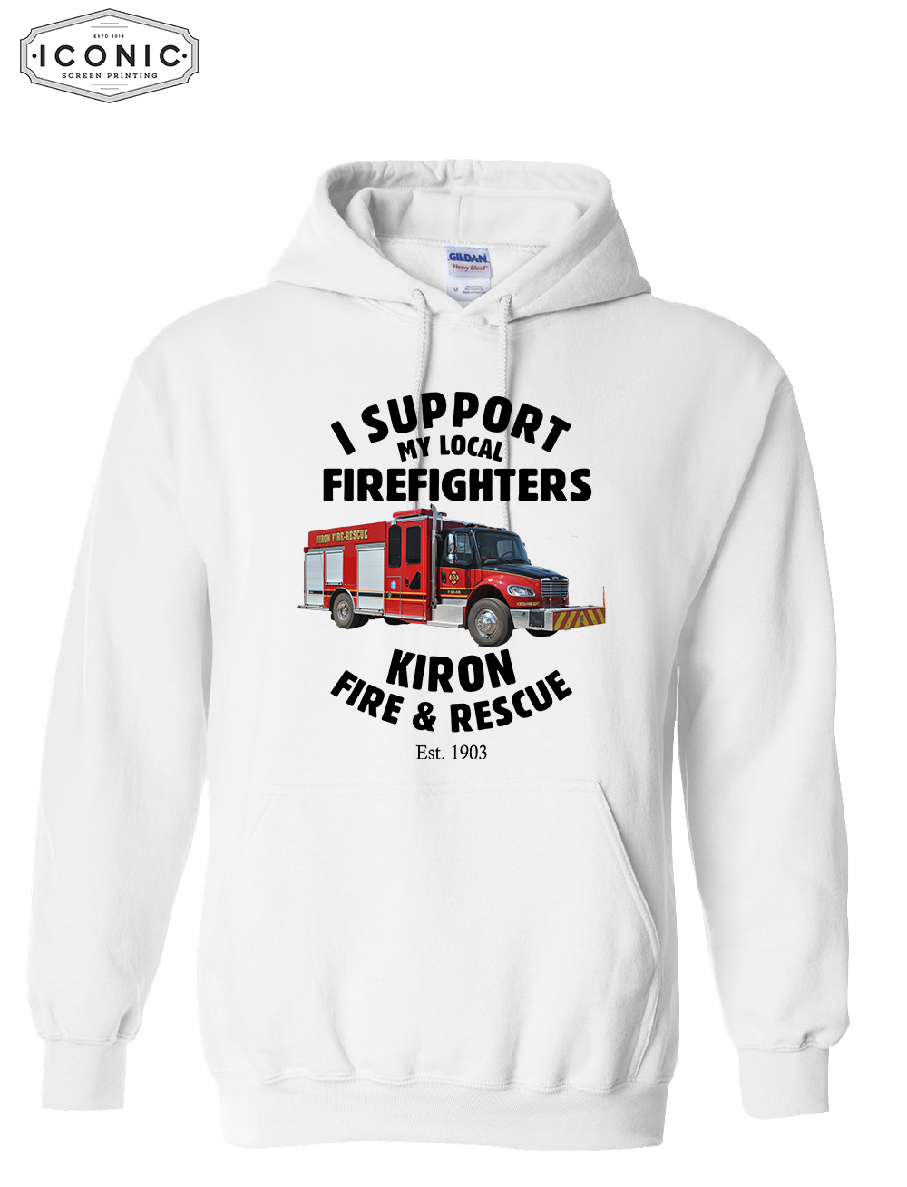 Kiron Fire Department Heavy Blend™ Hooded Sweatshirt