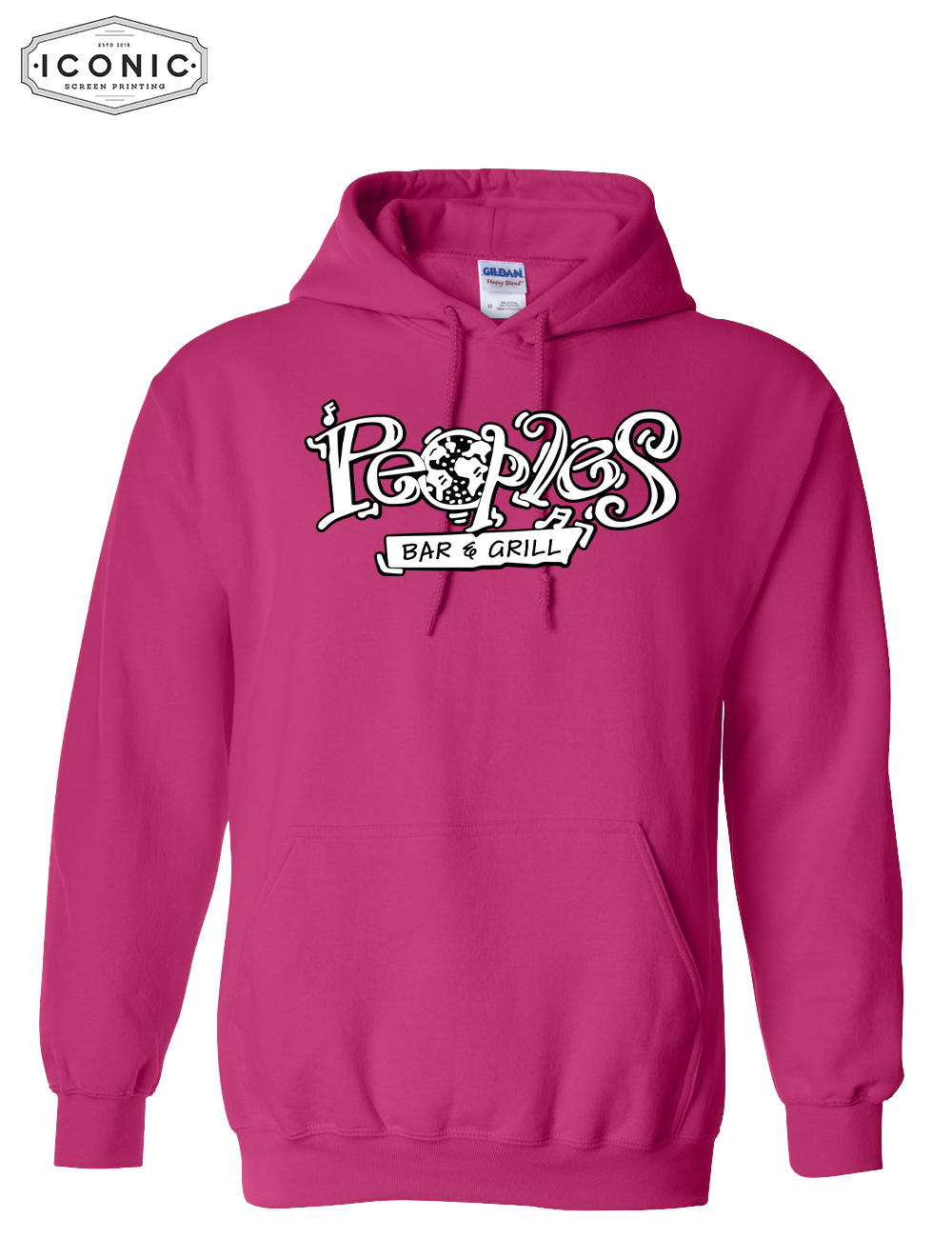 People's Bar & Grill Heavy Blend Hooded Sweatshirt