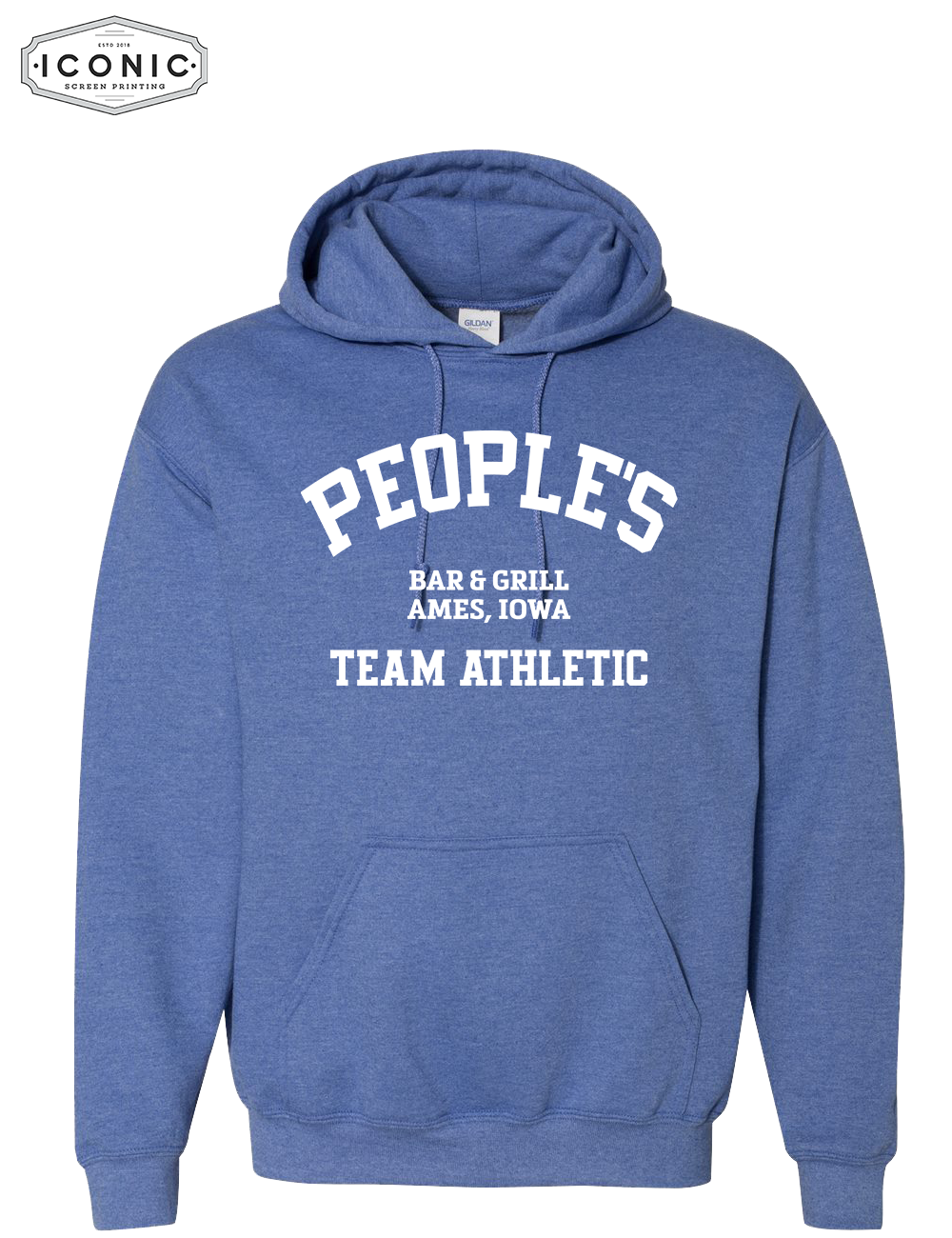 People's Team Athletic Heavy Blend Hooded Sweatshirt