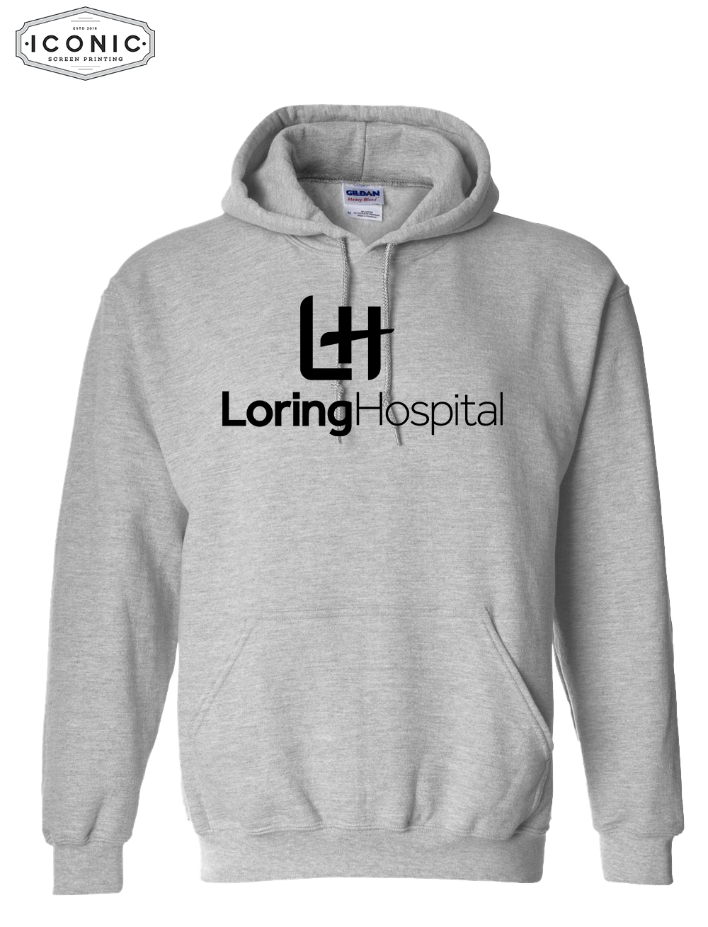 Loring Hospital Heavy Blend™ Hooded Sweatshirt