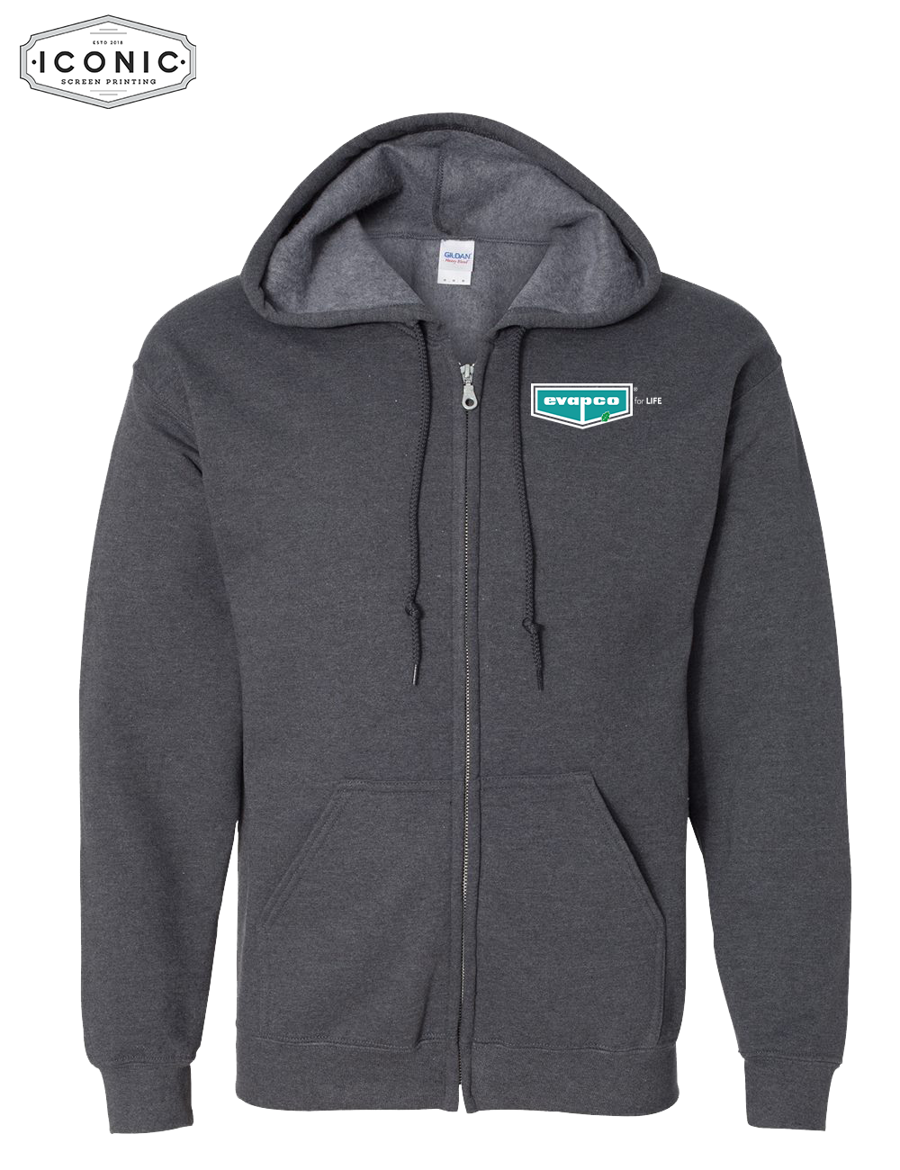 Evapco for Life - Heavy Blend Full-Zip Hooded Sweatshirt - Print
