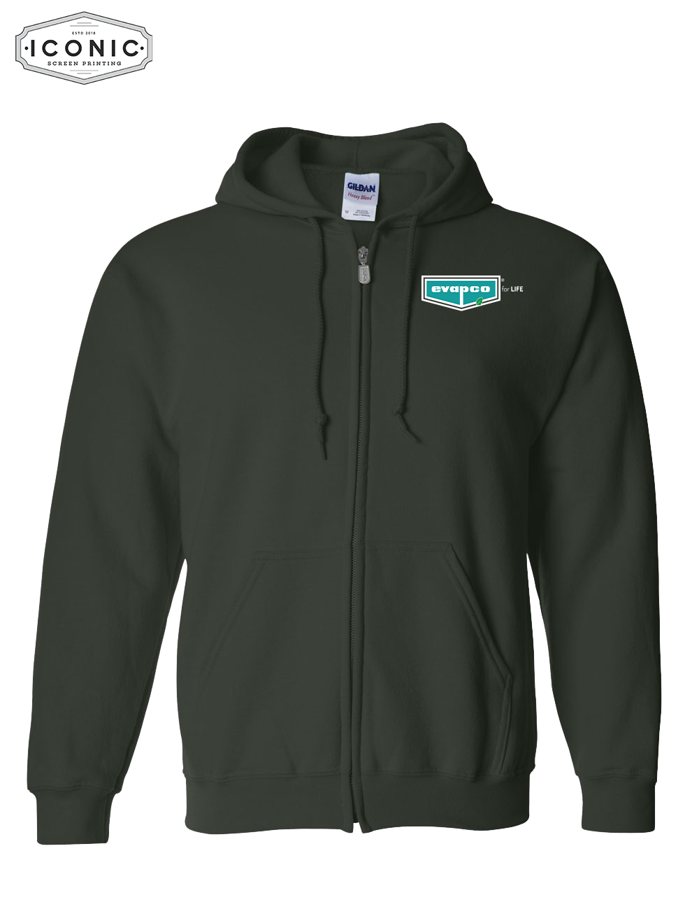 Evapco for Life - Heavy Blend Full-Zip Hooded Sweatshirt - Print