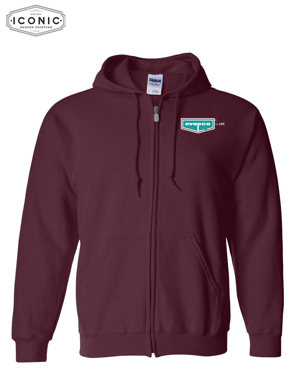 Evapco for Life - Heavy Blend Full-Zip Hooded Sweatshirt - Print