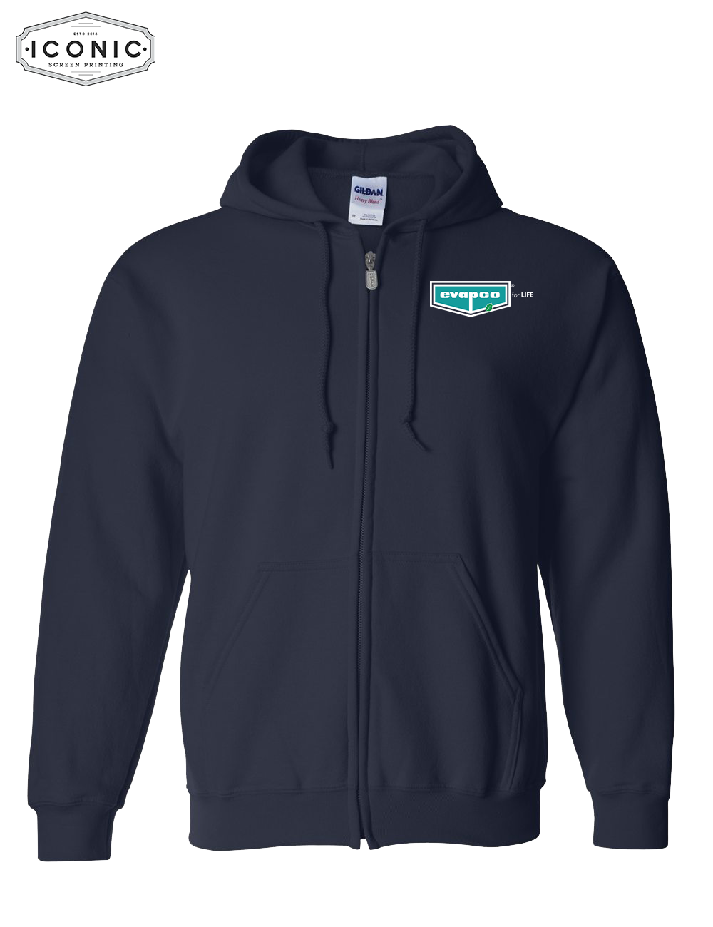Evapco for Life - Heavy Blend Full-Zip Hooded Sweatshirt - Print