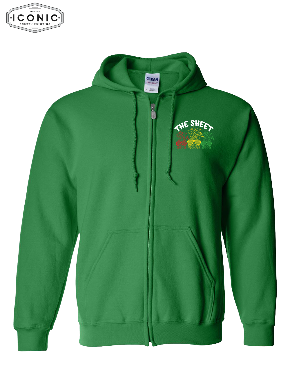The Sheet Heavy Blend Full-Zip Hooded Sweatshirt