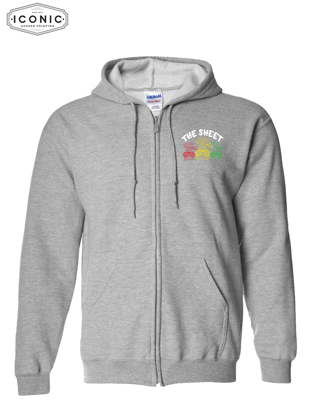 The Sheet Heavy Blend Full-Zip Hooded Sweatshirt
