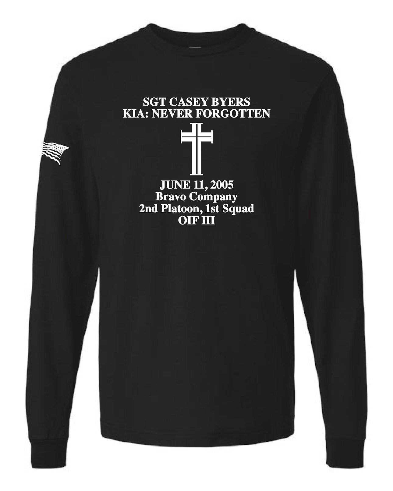 Remembering Casey Unisex Fine Jersey Long Sleeve T-Shirt