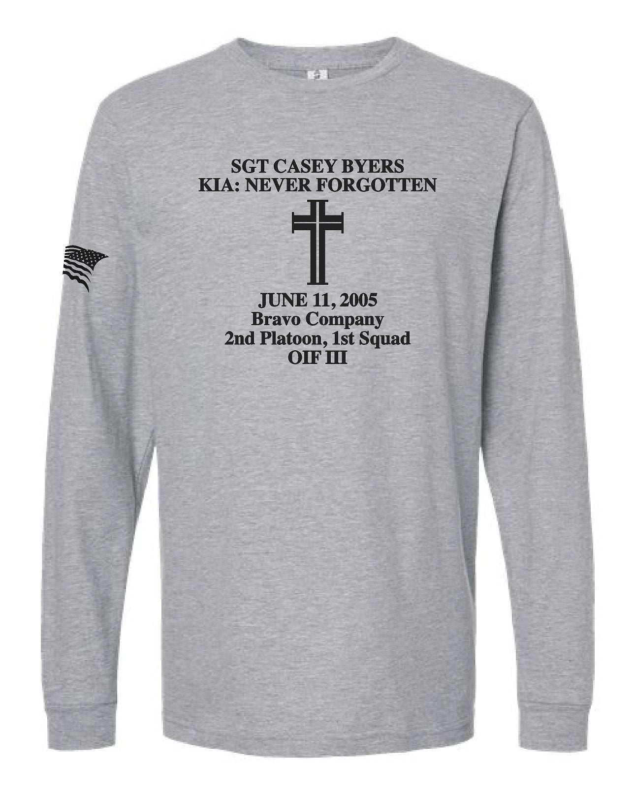 Remembering Casey Unisex Fine Jersey Long Sleeve T-Shirt