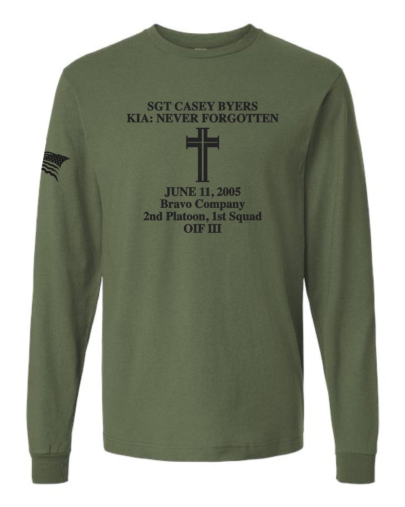 Remembering Casey Unisex Fine Jersey Long Sleeve T-Shirt