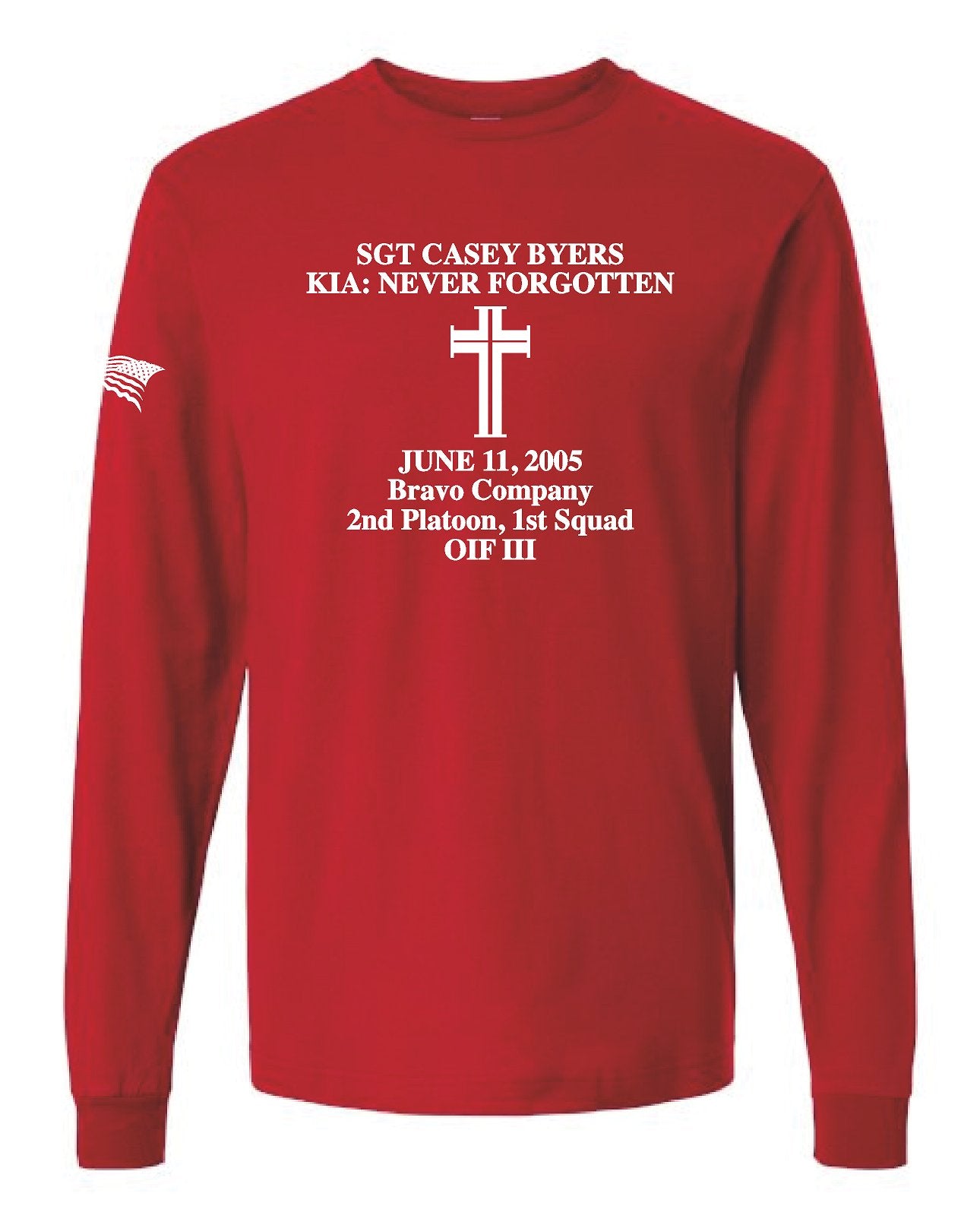 Remembering Casey Unisex Fine Jersey Long Sleeve T-Shirt