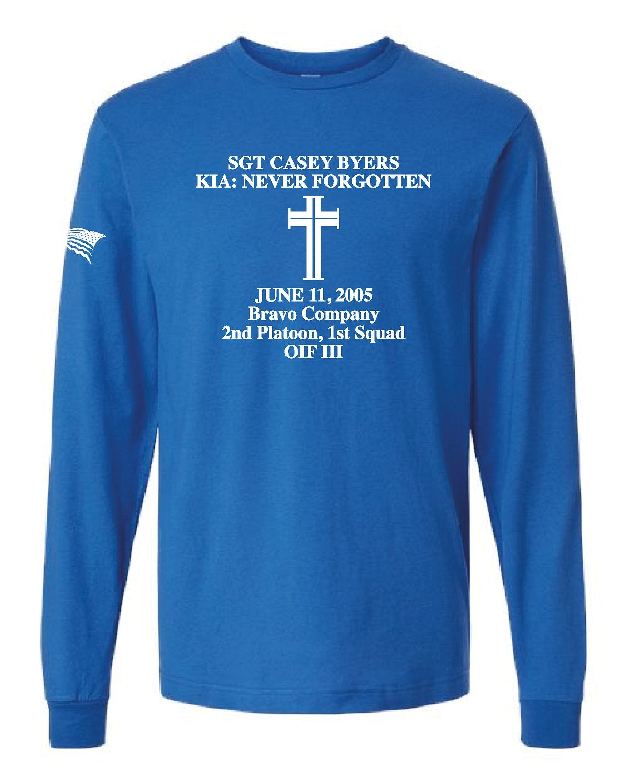 Remembering Casey Unisex Fine Jersey Long Sleeve T-Shirt