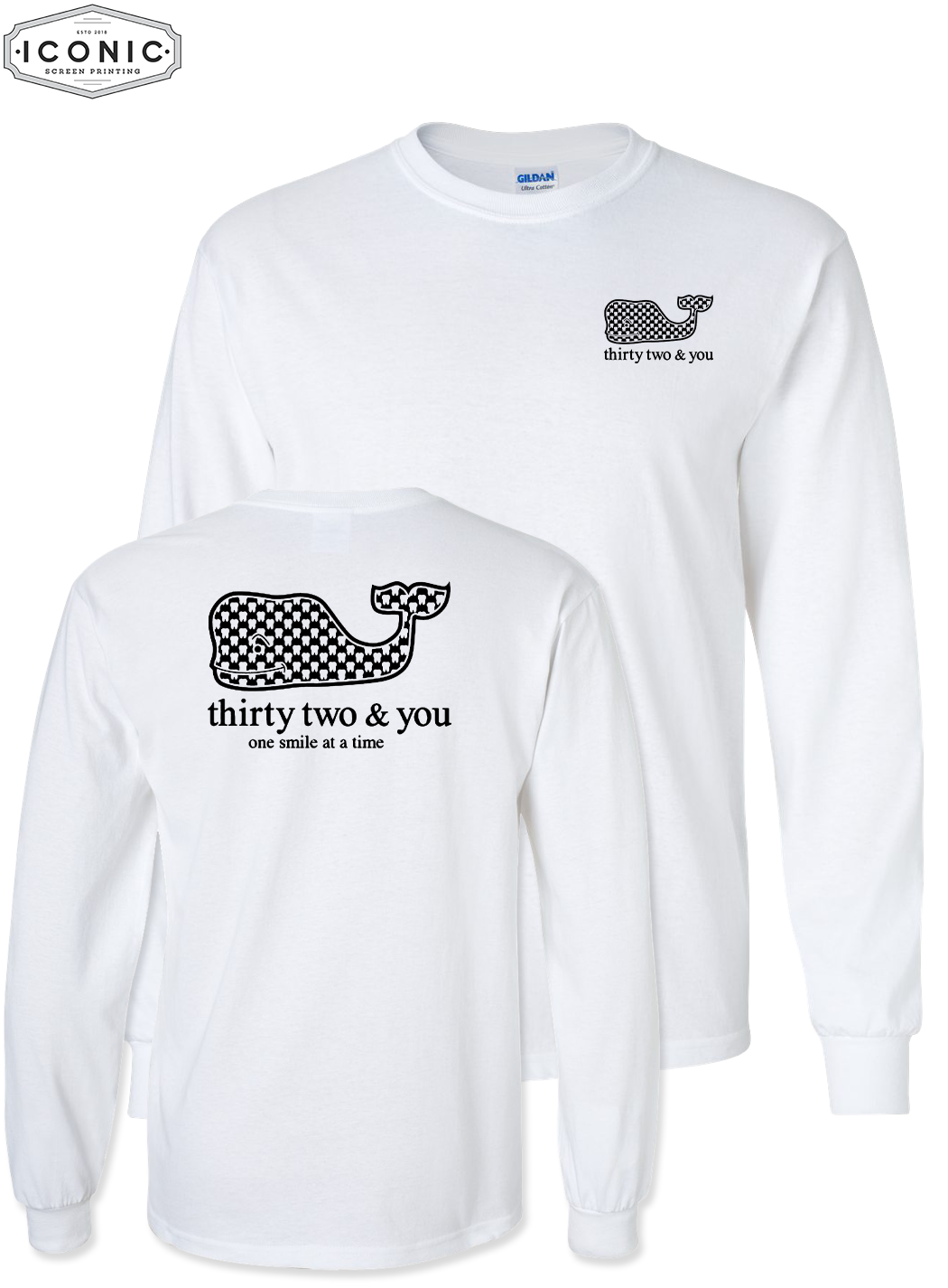 Whale 32 & U - D3 - Ultra Cotton Long Sleeve