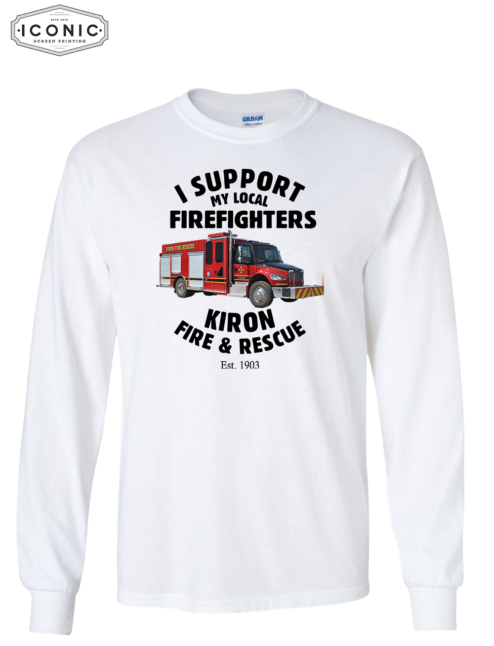 Kiron Fire Department Ultra Cotton® Long Sleeve T-Shirt