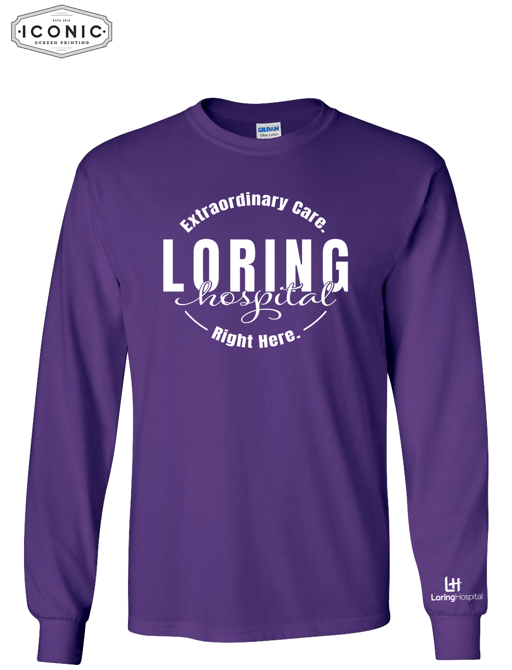 Loring Hospital Fundraiser Long Sleeve Tshirt