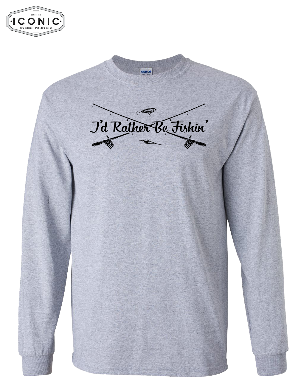 I'd Rather Be Fishin' - DryBlend T-shirt
