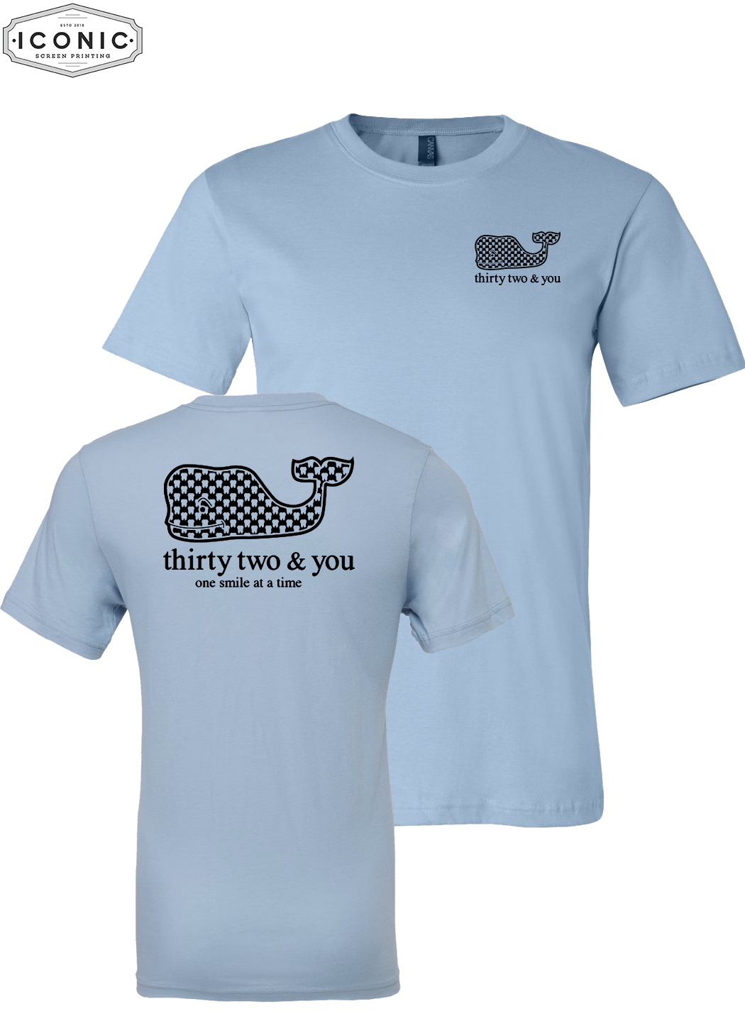 Whale 32 & U - D3 - Bella+Canvas-Unisex Jersey Tee