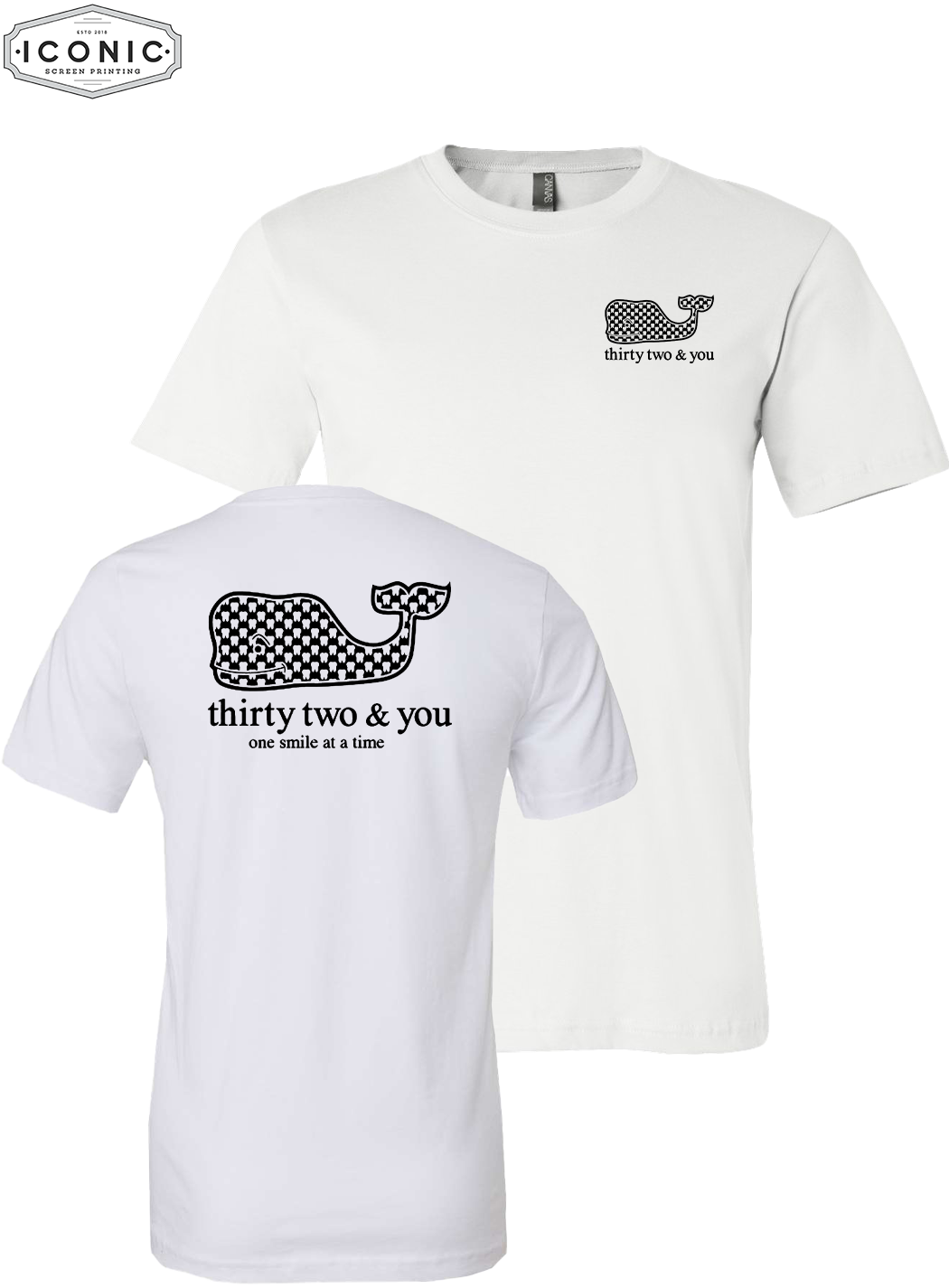 Whale 32 & U - D3 - Bella+Canvas-Unisex Jersey Tee