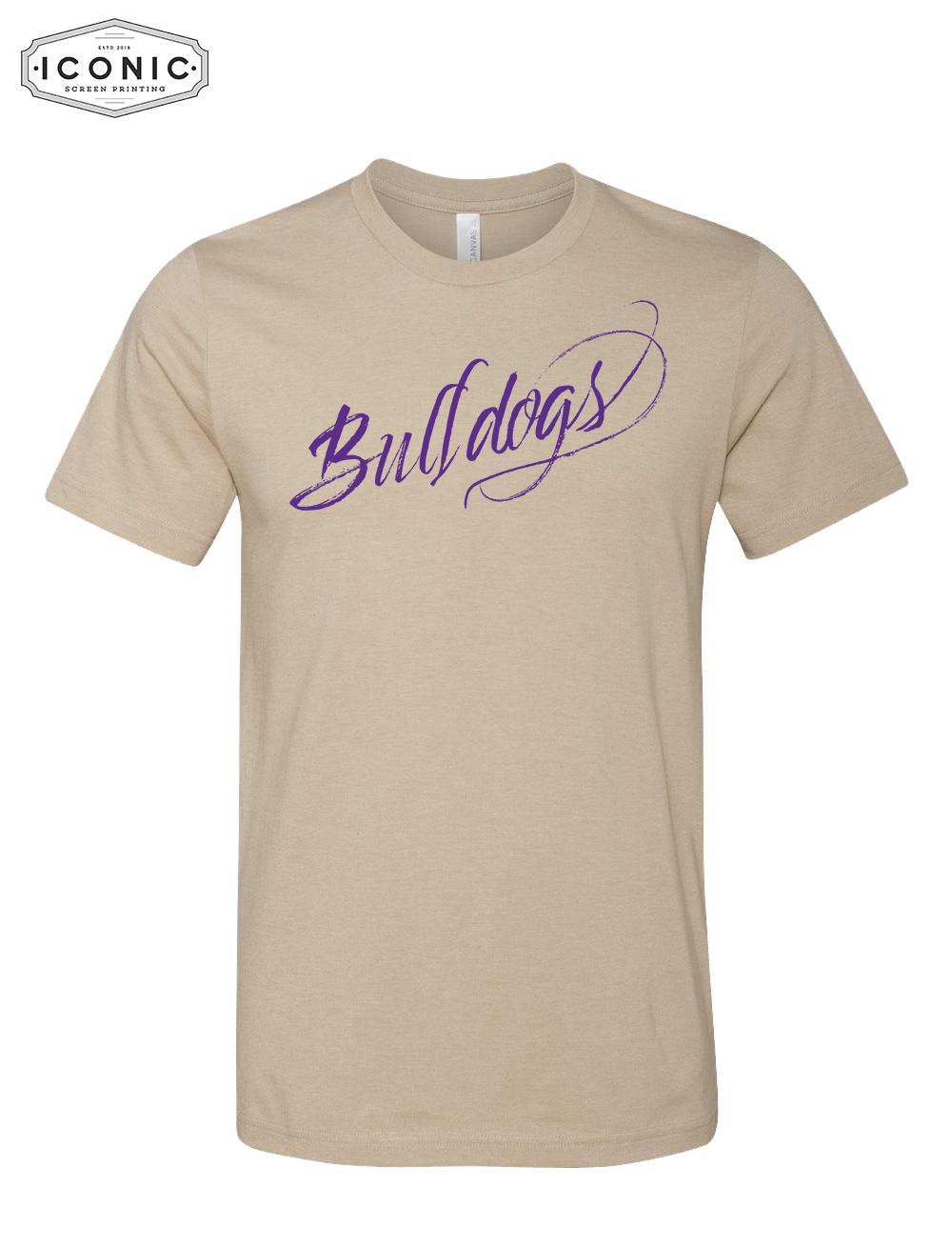 Bulldogs Script - CVC Unisex Jersey Tee