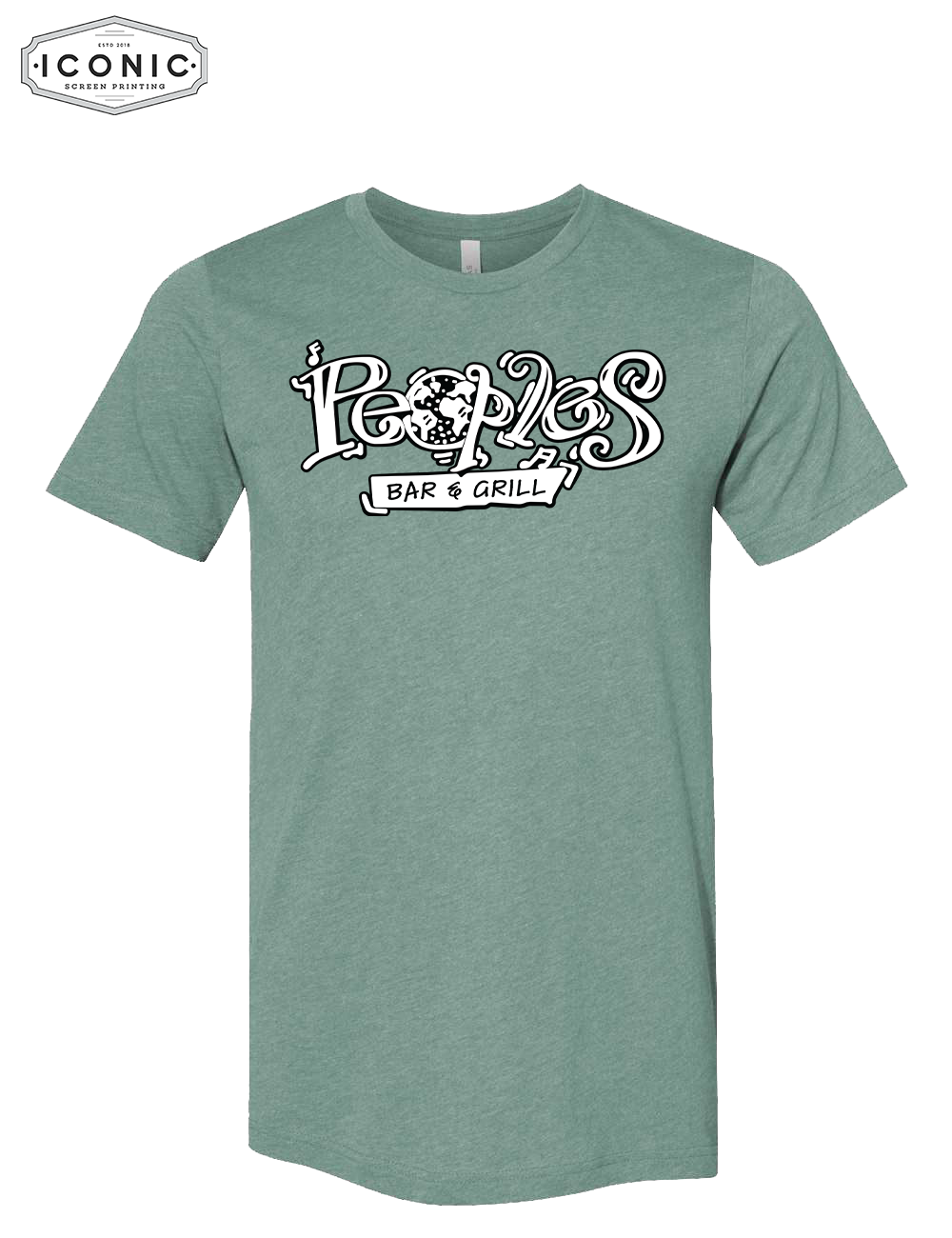 People's Bar & Grill Unisex CVC Jersey Tee