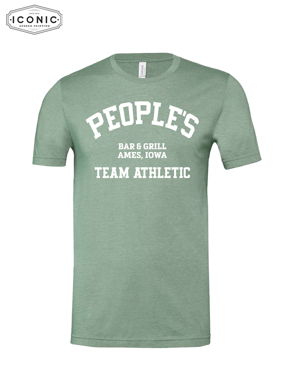 People's Team Athletic Unisex CVC Jersey Tee