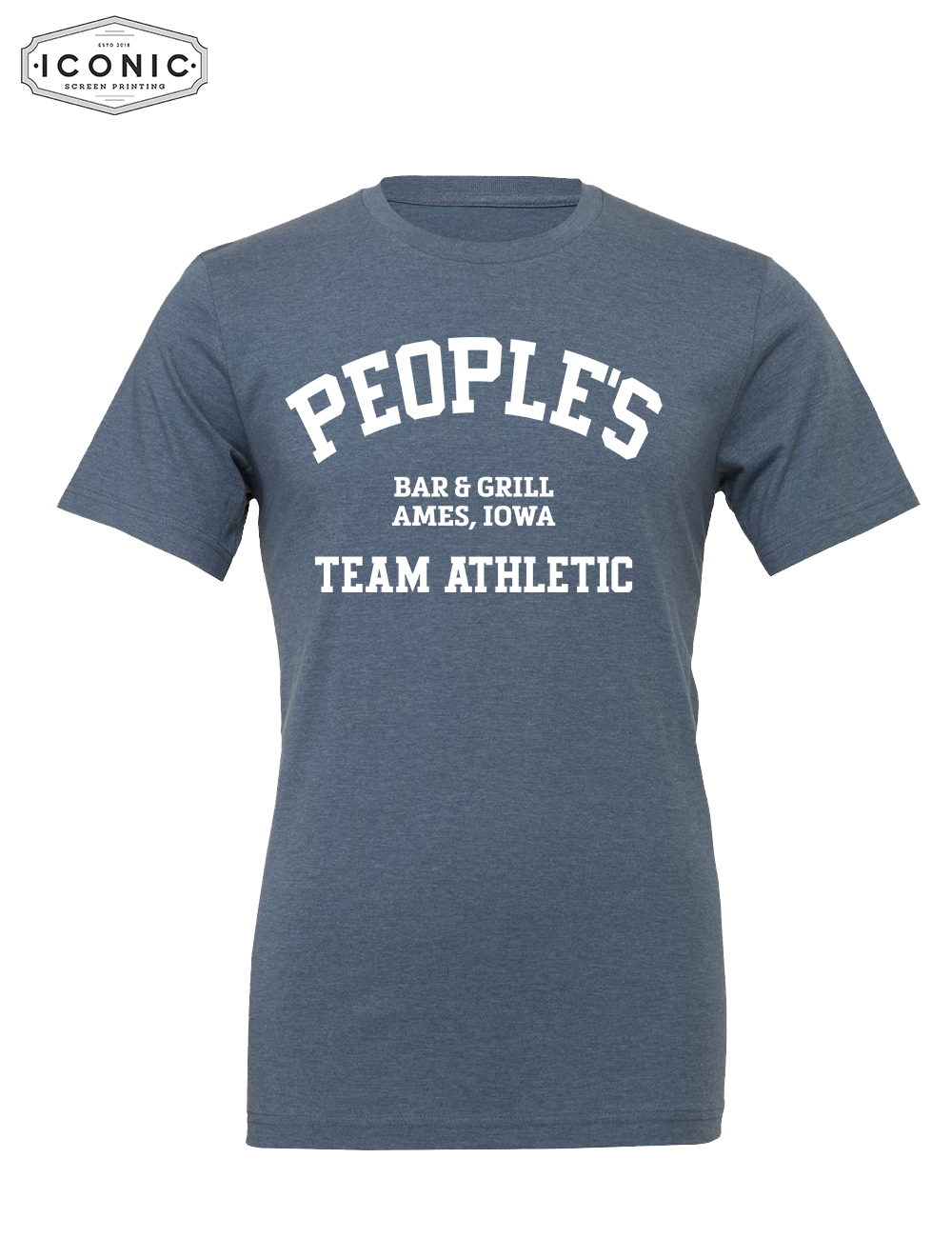 People's Team Athletic Unisex CVC Jersey Tee