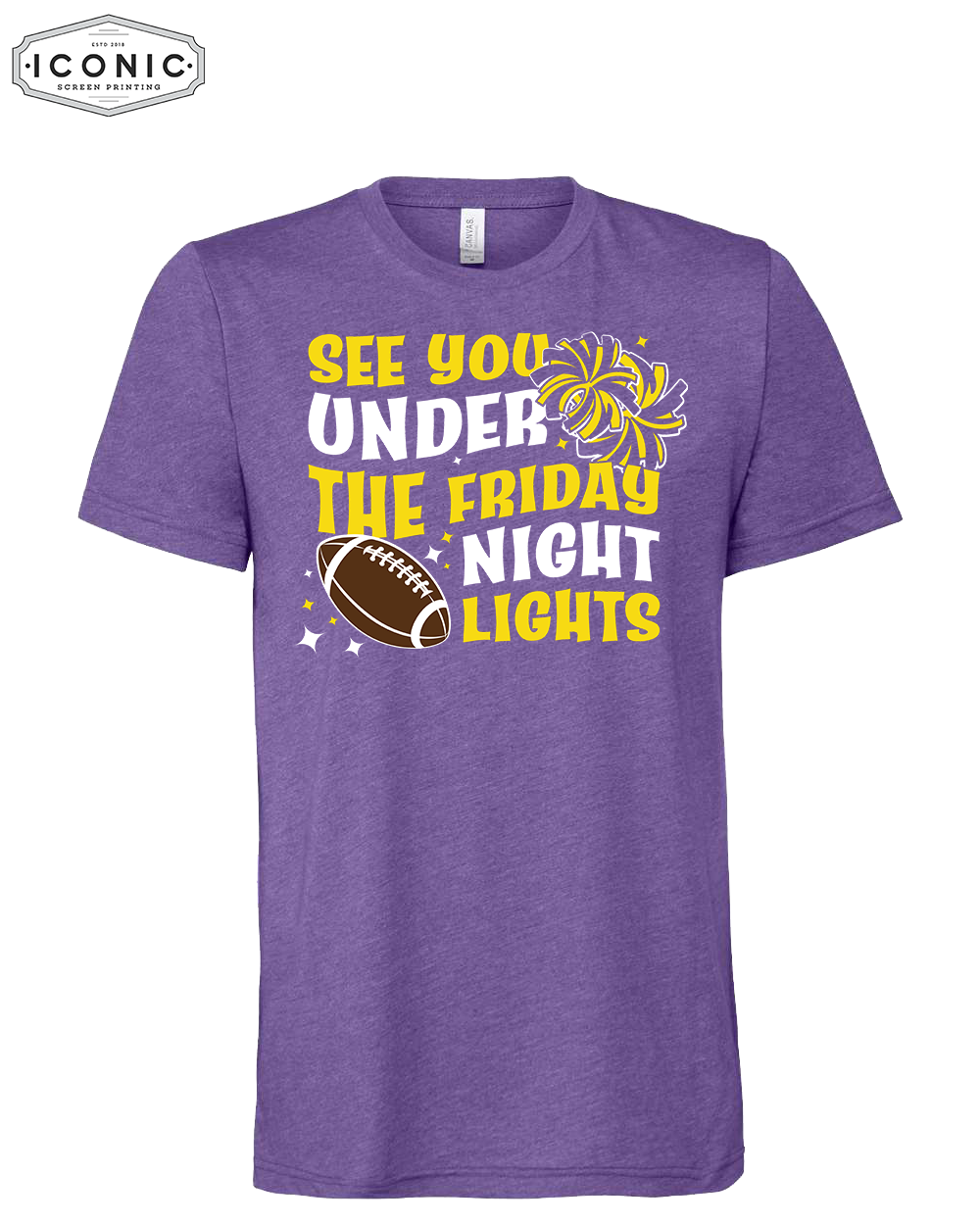 Friday Night Lights - Unisex CVC Jersey Tee