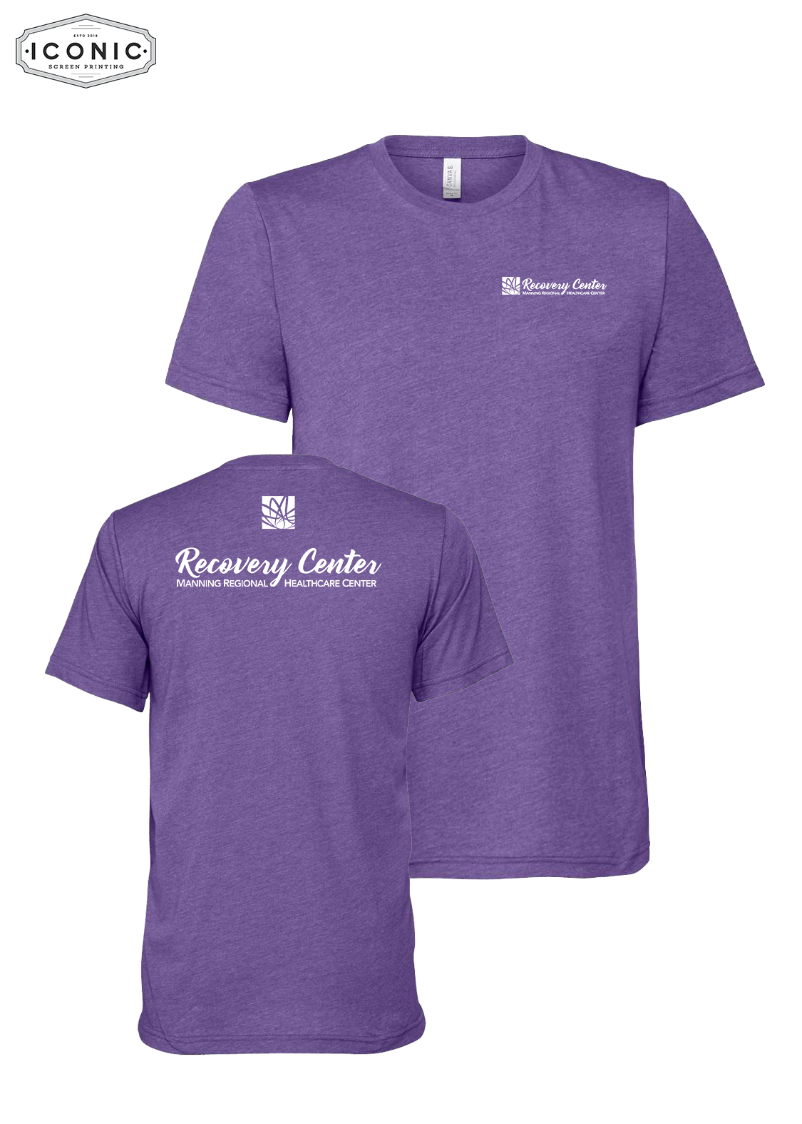 Manning Regional Healthcare - Unisex CVC Jersey Tee - print