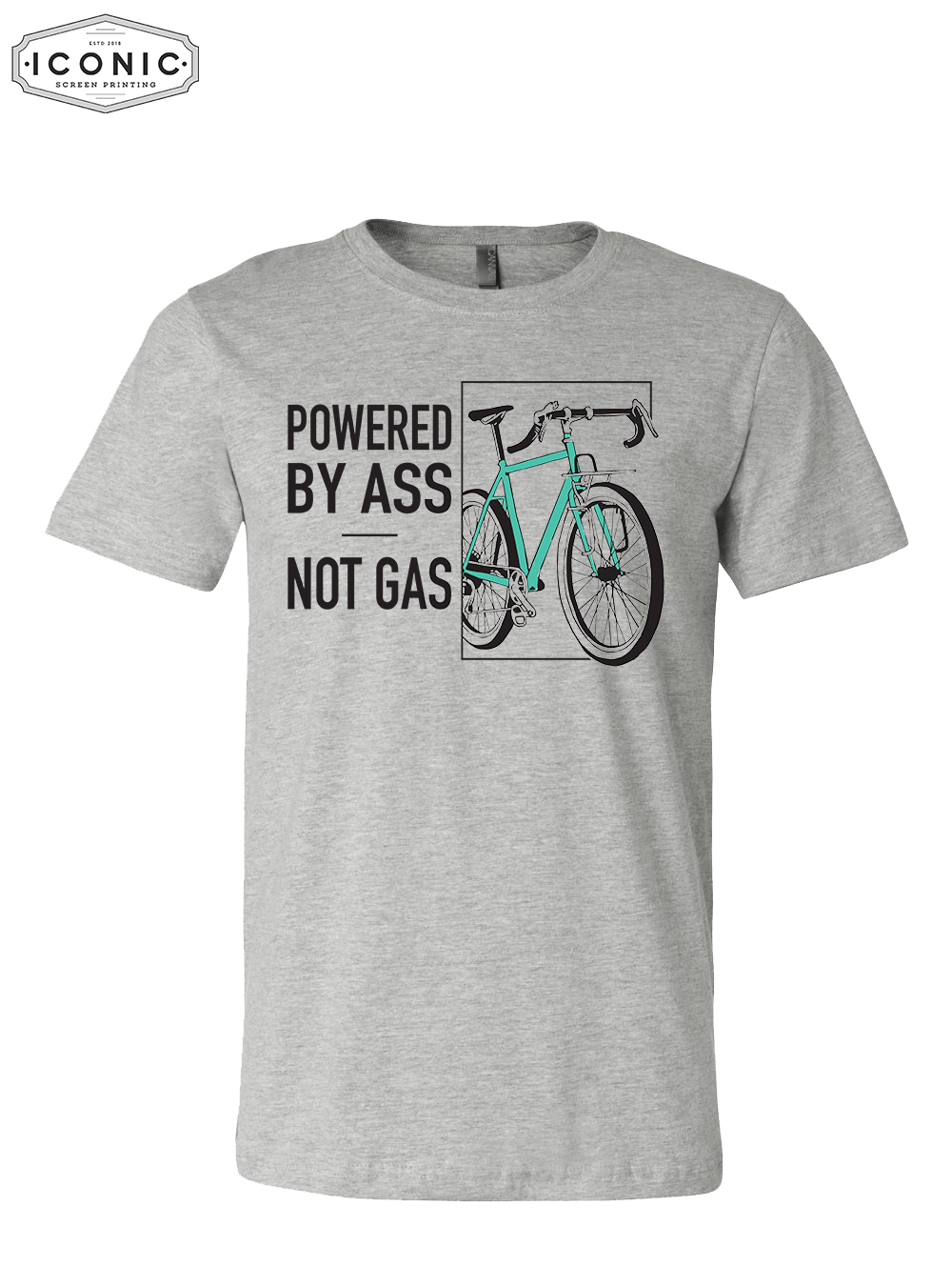 Powered By Ass - D1 - BELLA+CANVAS - Jersey Tee