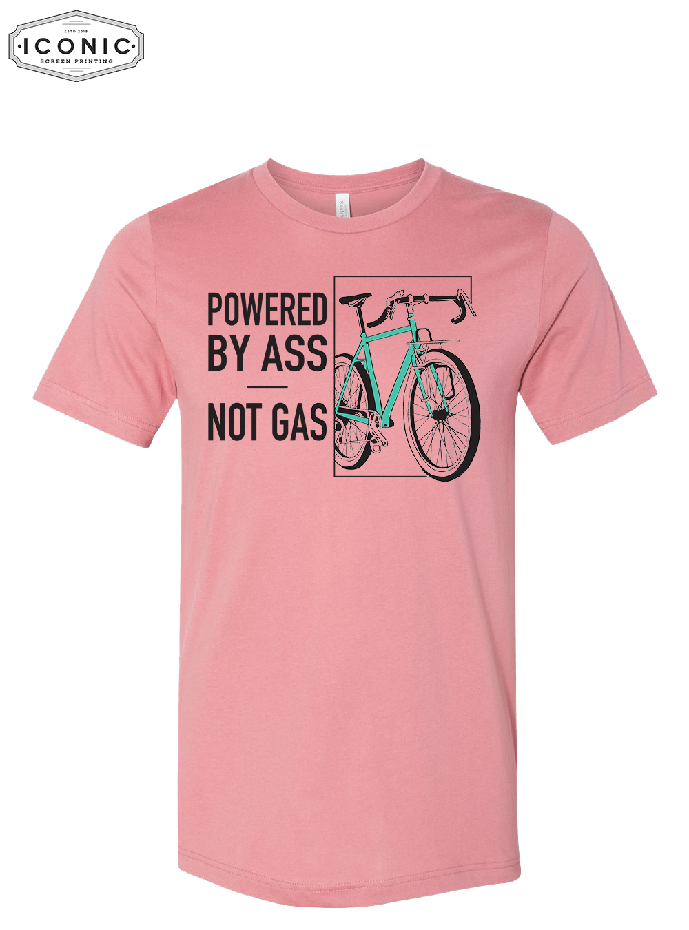 Powered By Ass - D1 - BELLA+CANVAS - Jersey Tee