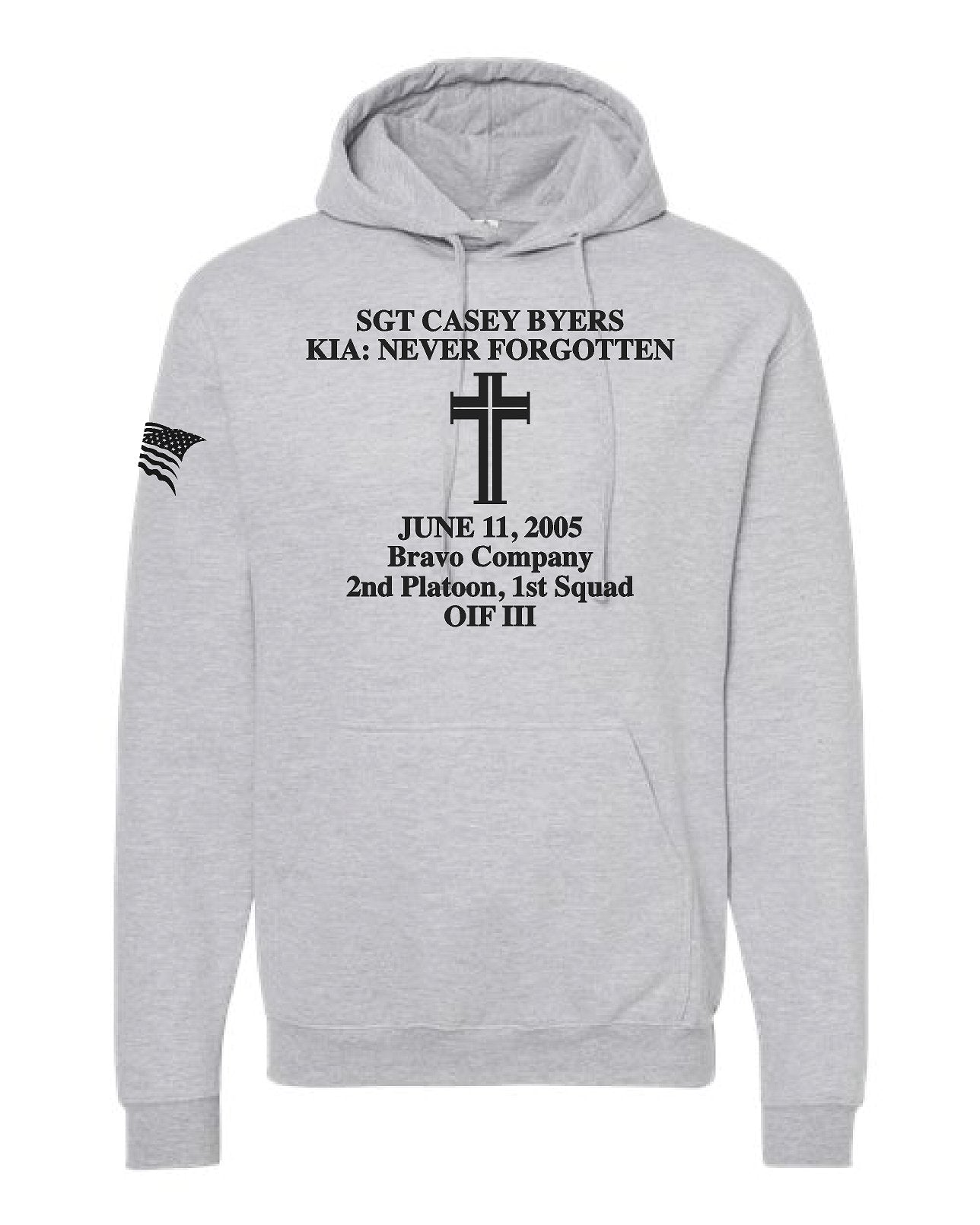 Remembering Casy Unisex Fleece Hooded Sweatshirt