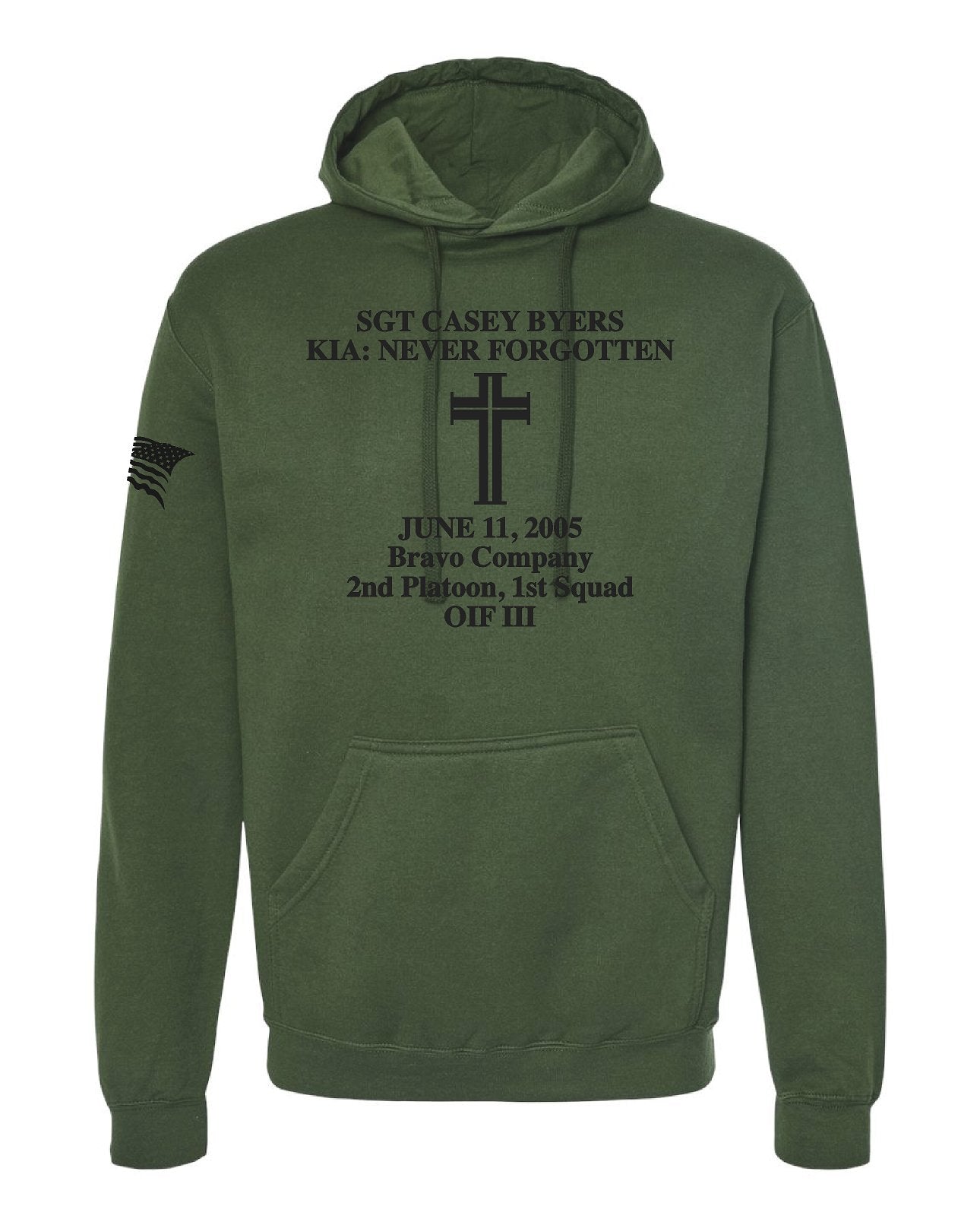 Remembering Casy Unisex Fleece Hooded Sweatshirt