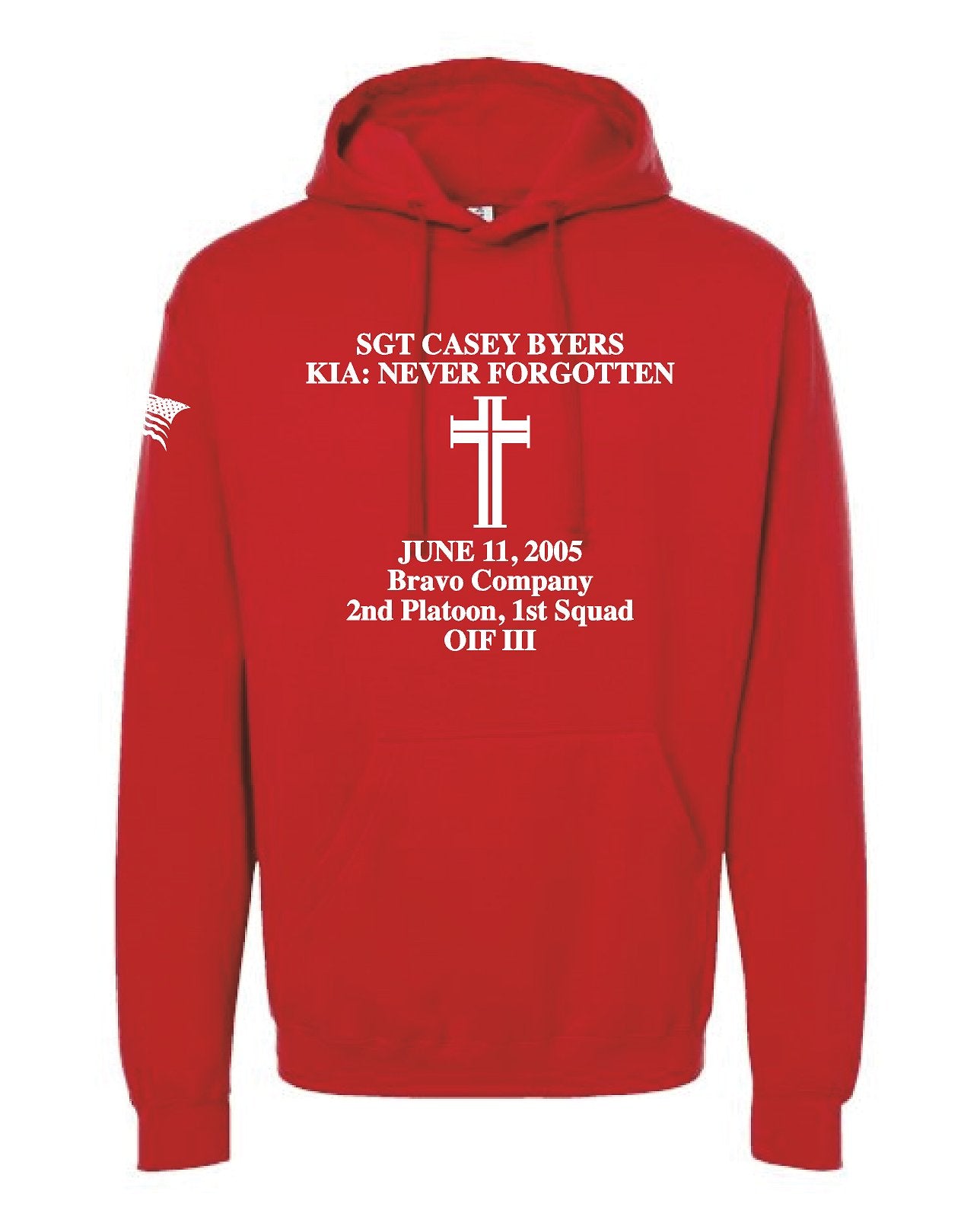 Remembering Casy Unisex Fleece Hooded Sweatshirt