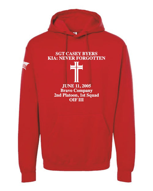 Remembering Casy Unisex Fleece Hooded Sweatshirt
