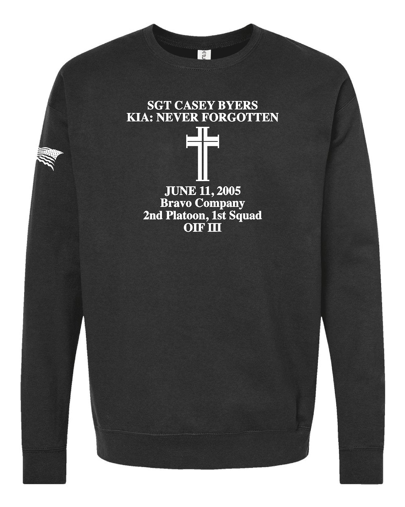 Remembering Casey Unisex Fleece Crewneck Sweatshirt
