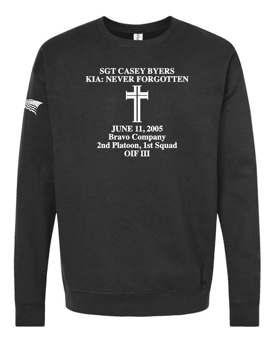 Remembering Casey Unisex Fleece Crewneck Sweatshirt