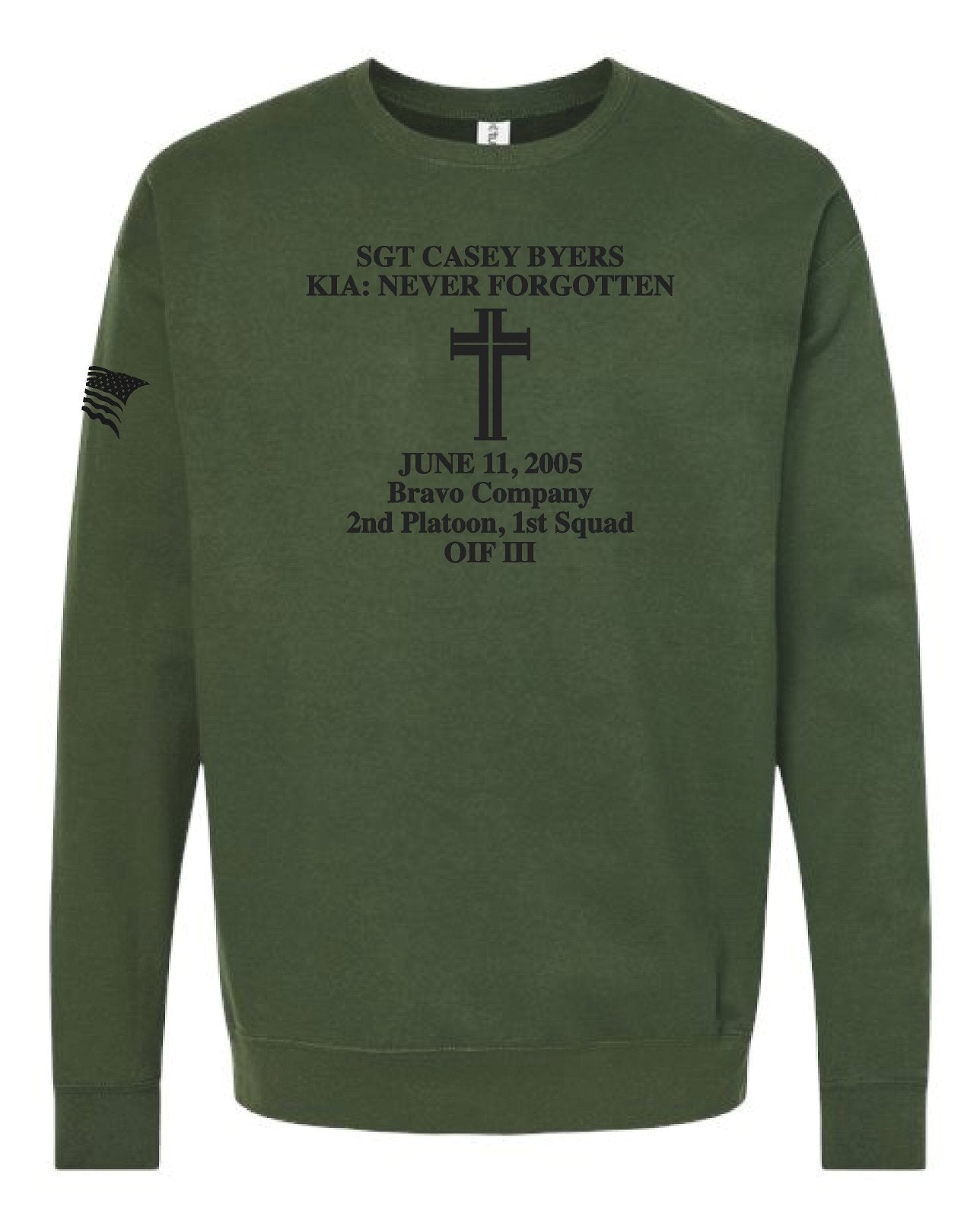 Remembering Casey Unisex Fleece Crewneck Sweatshirt