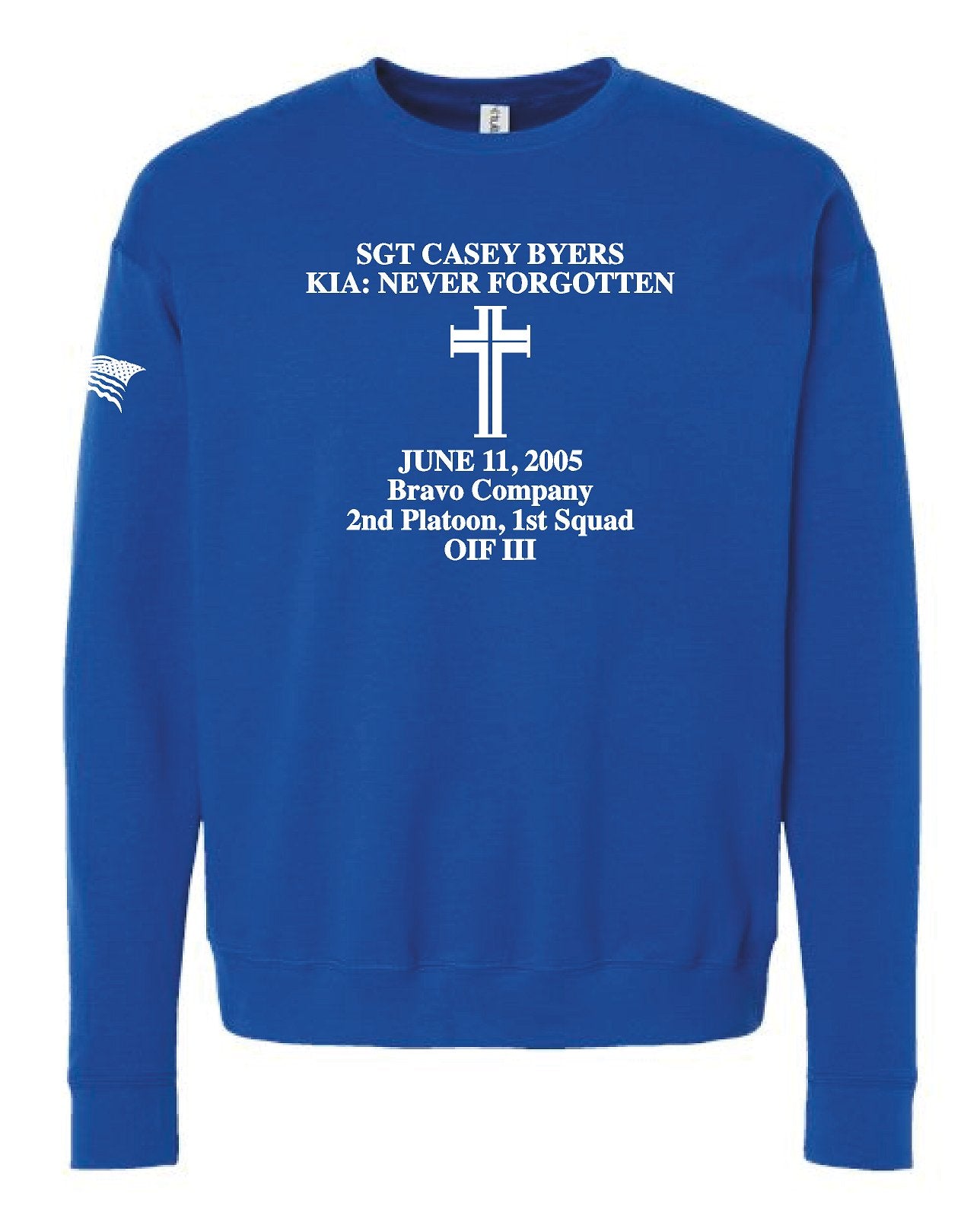 Remembering Casey Unisex Fleece Crewneck Sweatshirt
