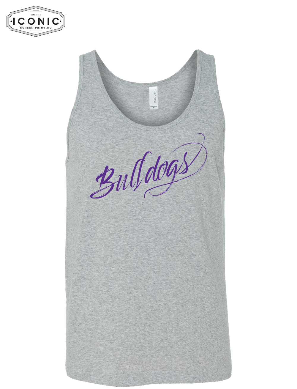 Bulldogs Script - Unisex Jersey Tank