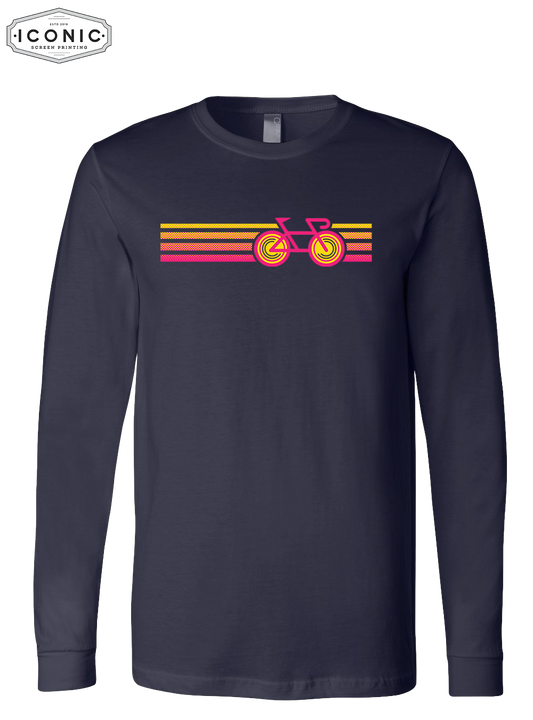 Biker Gradient - D2 - BELLA + CANVAS - Unisex Jersey Long Sleeve Tee