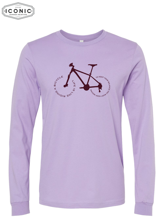 Like Riding A Bike - D3 - BELLA+CANVAS - Unisex Jersey Long Sleeve Tee